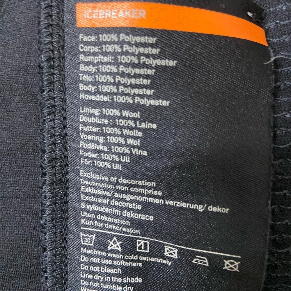 Icebreaker Wool Insulated Soft shell Hooded Jacket Women’s Small Black Outdoor - Picture 4 of 13